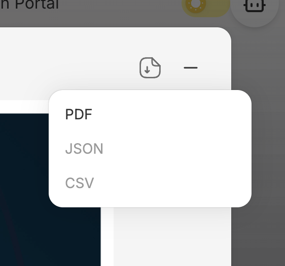 PDF Preview Top Bar